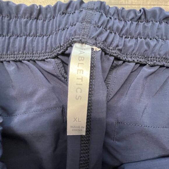 Fabletics Navy Blue Womens XL Lightweight Tapered Track Cargo Jogger Pants - Picture 3 of 9